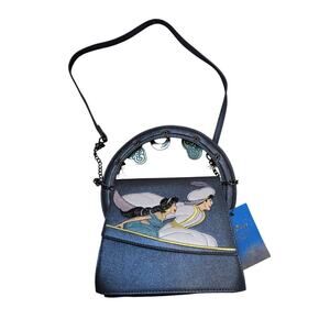 New Danielle Nicole Disney Aladdin & Jasmine Whole New World Crossbody Purse Bag